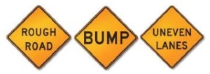 J7 Rough Road, Bump, or Uneven Lanes